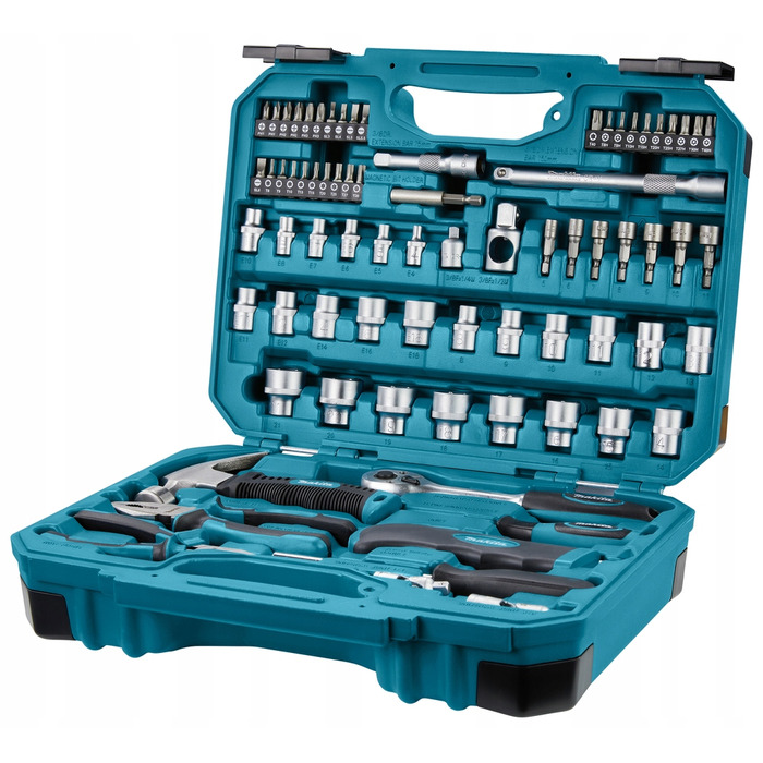 Набір інструментів та торцевих ключів Makita, 76 елементів, E-10899