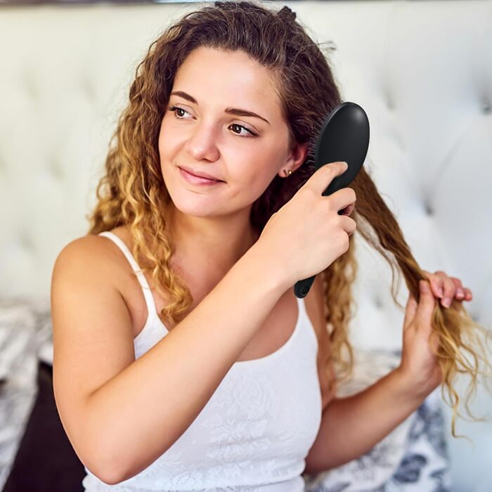 Набір гребінців та щіток для волосся (6 шт.) - для жінок та чоловіків, домашнє використання, подорожі