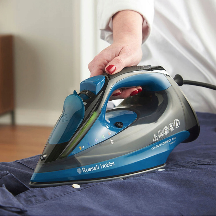 Парова праска Russell Hobbs 27280-56, 2400 Вт, 185 г/хв, з контролем кольорів