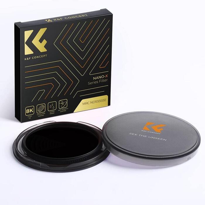 Сонячний фільтр ND100000 для зйомки сонячних затемнень K&F Concept, 67 мм