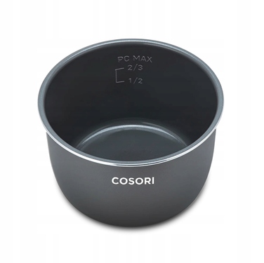 Мультиварка Cosori 5,7 л, срібляста, 1100 Вт, 13 програм