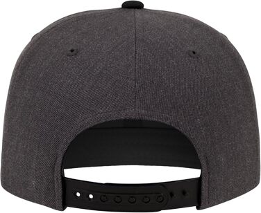 Кепка Flexfit Unisex Classic Snapback двоколірна, універсальний розмір (чорний/сірий)