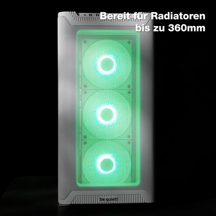 Корпус для ПК be quiet! Pure Base 501 Airflow Black з 2 вентиляторами Pure Wings 3 140mm PWM, USB 3.2 Gen 2 Type C