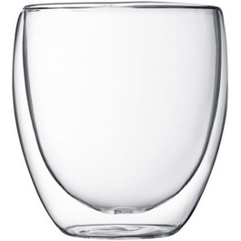 Набір склянок Bodum Pavina 250 мл, подвійні стінки, прозорі, 6 шт.