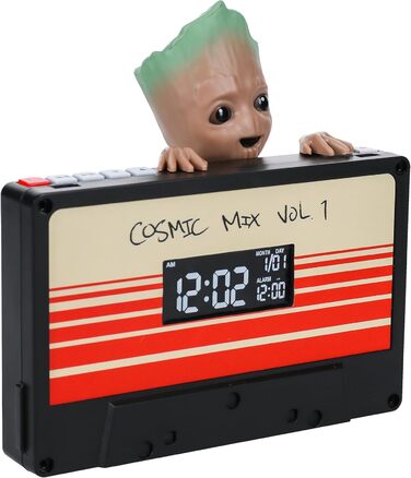 Paladone Marvel I Am Groot Alarm Clock - Officially Licensed Guardians of the Galaxy Digital Clock with Alarm Timer, Living & Bedroom Decoration for Superhero Fans, Collector's Gift - 5.7