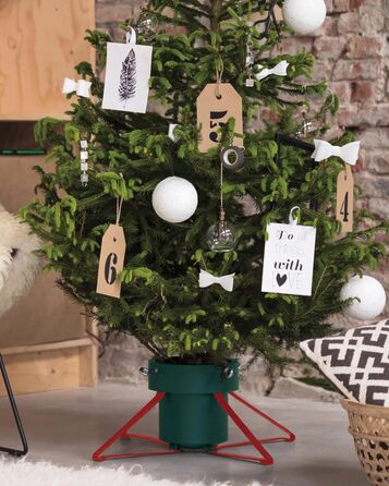 Підставка для ялинки з водою PUDO: міцна, для ялинок до 2,5м, зелений колір