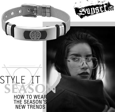 Чоловічий браслет Flongo з нержавіючої сталі 