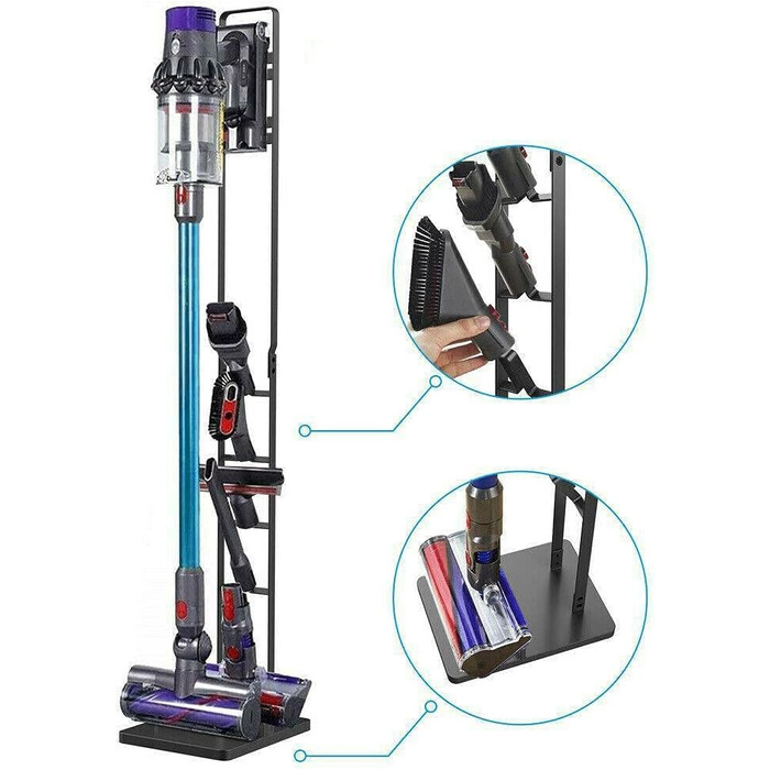 Підставка для пилососів Dyson V6, V7, V8, V10, V11, V12, V15, DC30, DC31, DC34, DC35, DC58, DC59, DC62, DC74 - аксесуар для бездротового пилососа