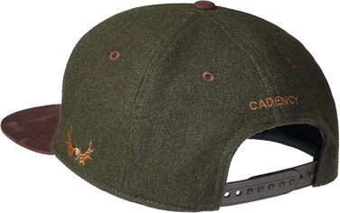 Кепки Snapback Cadency® для чоловіків та жінок, унікальні, з індивідуальним дизайном, бейсболки з прямим козирком, унісекс, регульовані, теплі зимові - темно-зелені