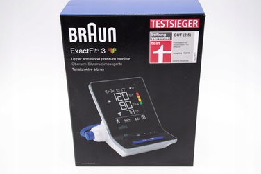 Тонометр на плече Braun ExactFit 3 BUA6150 з функцією визначення аритмії та чохлом