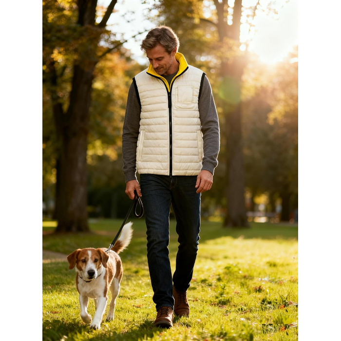 Чоловіча степкова жилетка Krumba для зими: тепла жилетка з утеплювачем для прогулянок, вихідних та активного відпочинку (XXL, Колір: Колір не вказано)