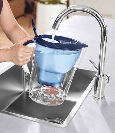 Фільтральний глечик Brita Marella XL 3,5 л, синій, з 1 картриджем MAXTRA PRO