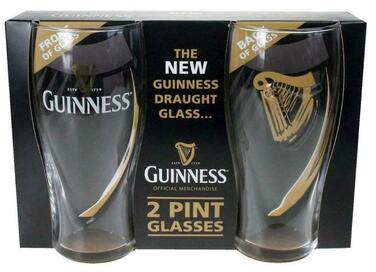 Пивний келих Guinness Logo 0.5л - офіційний мерч, скляний келих для пива