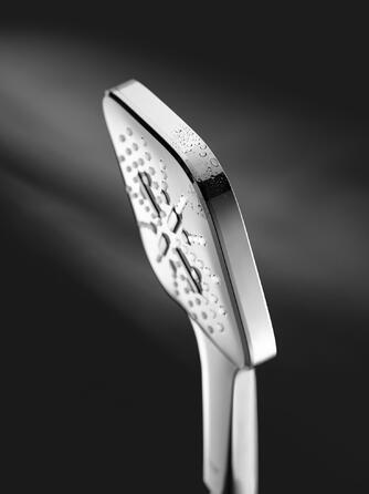 Душова лійка Grohe Rainshower квадратна, срібляста, 3-функціональна