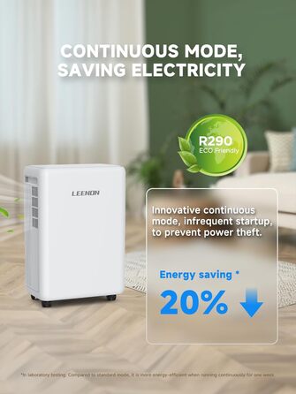 Електричний осушувач повітря 12L/день, тихий, з таймером, фільтром та захистом від дітей, смарт-режим, економний, проти цвілі та вологи