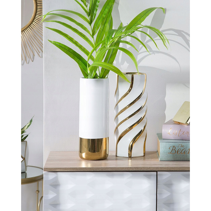 Керамічна ваза Beliani, 13 x 36 см