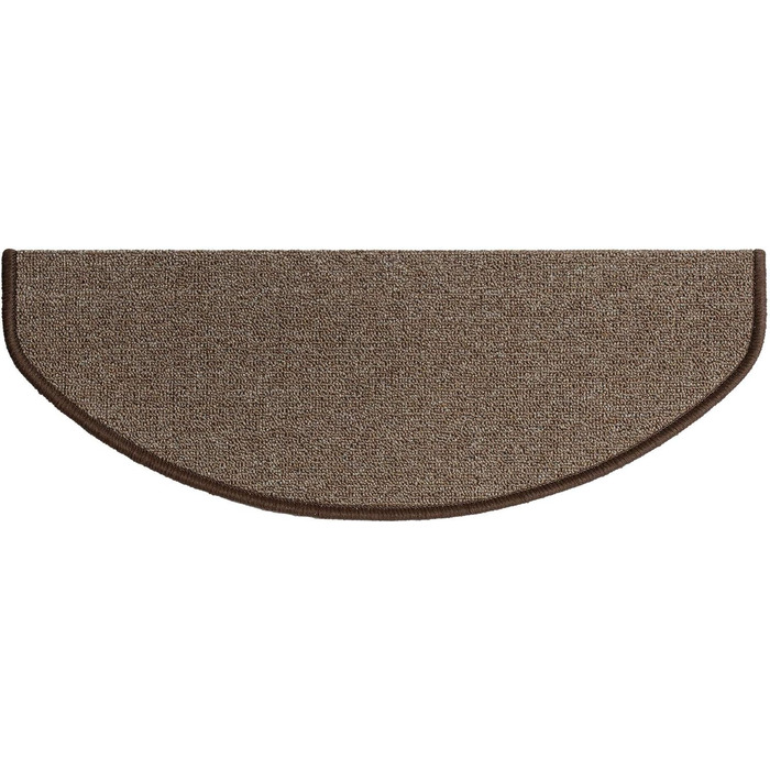 Сходинкові килимки Casa Pura London, 15 шт., 11 кольорів, міцне кріплення, стабільна кутова рейка, колір: напівкруглий, світло-коричневий