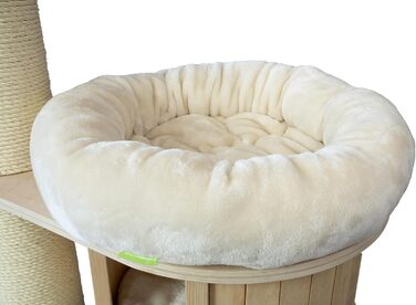 Клітка-лежанка для котів Kratzbaumland, сумісна з Natural Paradise та Woody, 50 см, кремовий плюш (замінна частина)