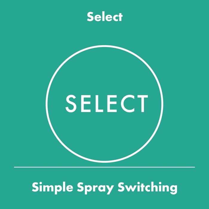 hansgrohe Raindance Select S - water-saving showerhead 9 l/min (EcoSmart), hand shower with 3 spray patterns, round shower head (⌀ 120 mm), water-saving showerhead with anti-limescale function, (with PowderRain jet, Brushed Black Chrome, 3 spray patterns including PowderRain)