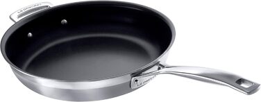 Набір сковорідок Le Creuset з нержавіючої сталі 3-шарової, 2 шт, Ø 24-28 см, сріблястий, для всіх плит (індукція, духовка)