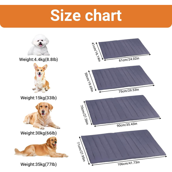 Килимок для тварин з підігрівом, літній охолоджуючий килимок, миючий, м'який, двосторонній, для собак та котів, самопідігріваючий, пухнастий, теплий, сірий