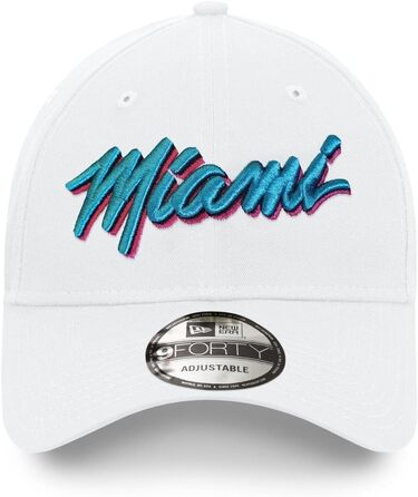 Кепка New Era Miami Heat NBA, регульована, бейсболка Snapback Trucker 9Forty, універсальний розмір