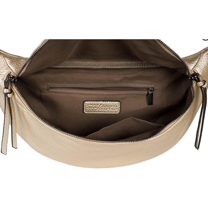 Сумка жіноча styleBREAKER на плече велика напівмісяць, кросбоді, золота - 37x17 см