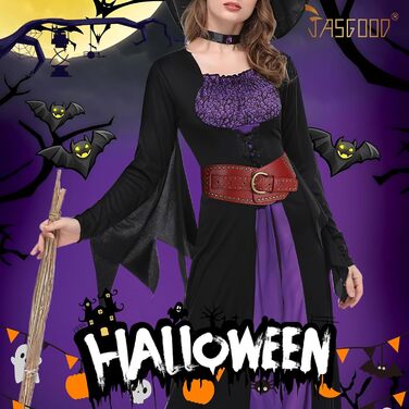 Жіночий вінтажний широкий еластичний пояс JASGOOD з пряжками, стрейч-пояс для карнавалу та косплею, 95 см (для розміру талії 93-104 см) (Бордовий, 65 см: для розміру талії 58-68 см)