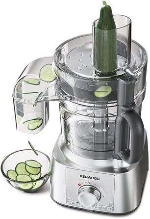 Кухонний комбайн Kenwood MultiPro Express 1000 Вт, чаша 3 л, блендер 1,5 л, соковижималка, насадки для нарізки, Express Serve