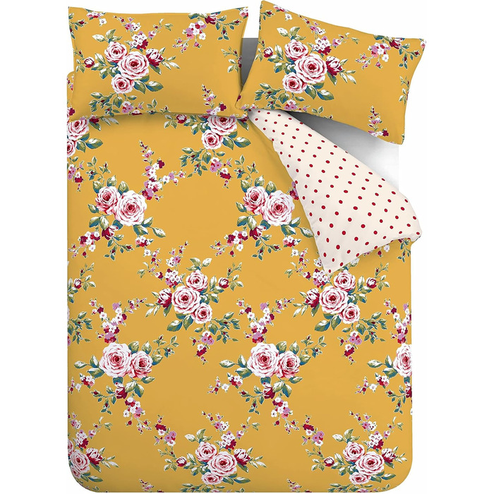 Комплект постільної білизни Catherine Lansfield Canterbury Floral Grey (Сірий) - Наволочка в комплекті, Single (Одинарний)