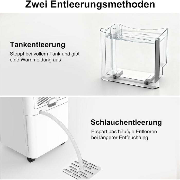 Зволожувач повітря 12L/24H для ванної кімнати та кімнати, 18-24м², білий (FDD12)