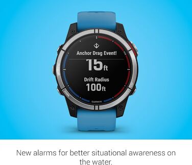 Garmin Quatix 7 Standard Edition: GPS-годинник для яхтингу та водних видів спорту, міцний, з морськими та наземними картами