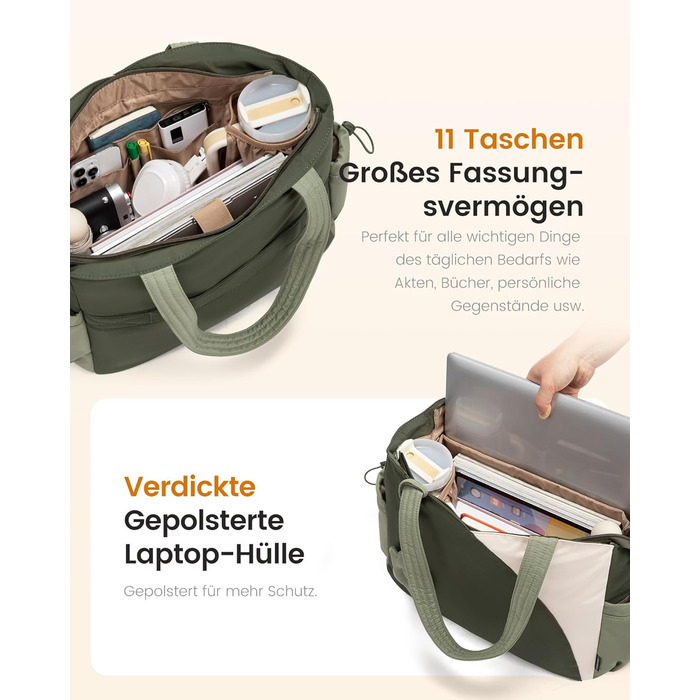 Сумка-шопер LOVEVOOK для ноутбука 15.6