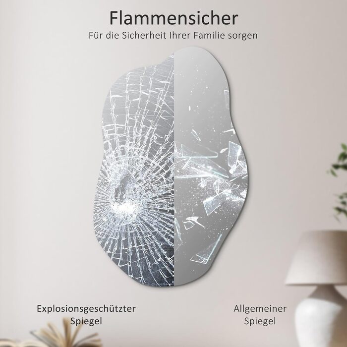 Дзеркало настінне чорне 40x60 см прямокутне з заокругленими кутами, монтаж на стіну, нержавіюча сталь, косметичне дзеркало для ванної кімнати та вітальні, гладка поверхня, горизонтальний/вертикальний монтаж