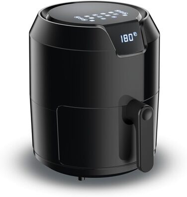 Tefal EY4018 Easy Fry Precision XL Hot Air Fryer | Air Fryer | 1500 W | 4.2 L for 6 Portions | 8 Automatic Programs | Digital Display | Energy-Saving | Healthy Oil-Free Fryer | Black