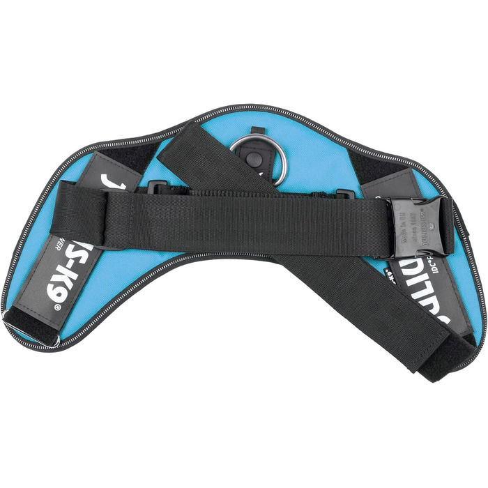 Шлейка Julius K-9 IDC Powergeschirre з індивідуальним нанесенням, для собак маленьких, середніх та великих порід, 16IDC+CUSTOMP-B (Аквамарин)