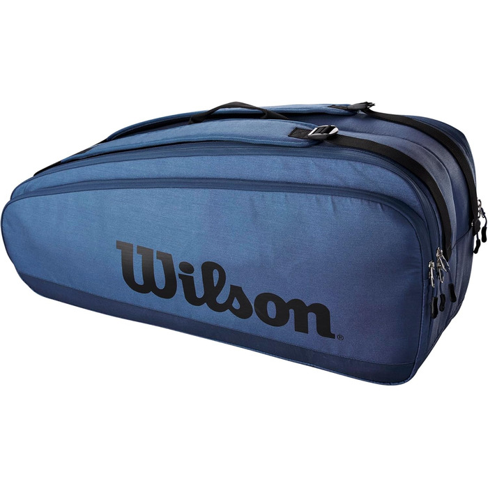 Wilson Ultra V4 Tour Tennis Racket Bag - Blue (Holds 6 Rackets)