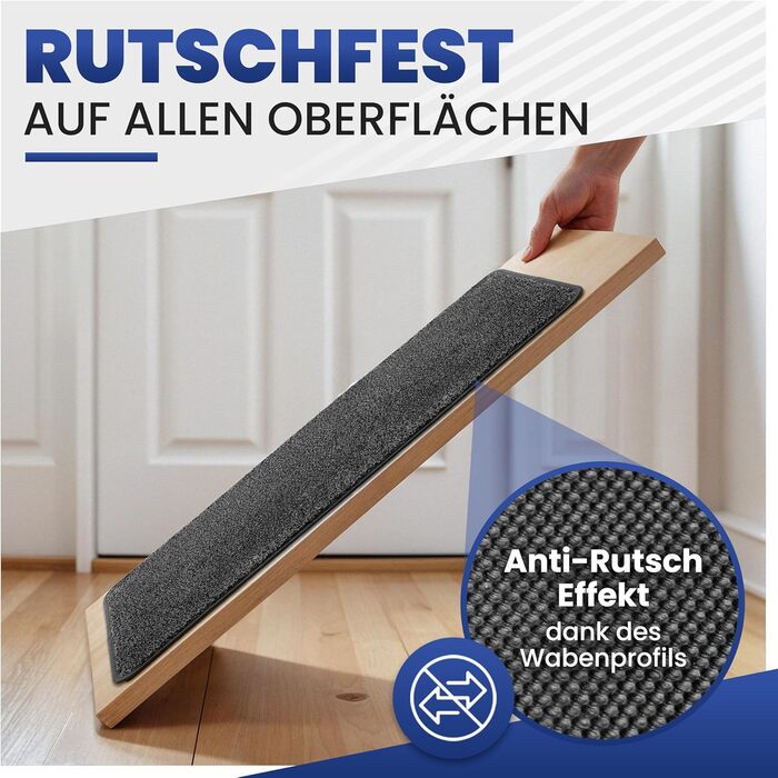 Килимок Mibao SoftStep Luxus 60x90 см – грязезахисний, антиковзкий, вологопоглинаючий килимок для дому (чорний)