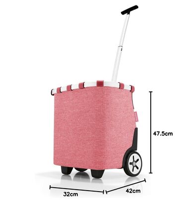 Тролей Reisenthel CarryCruiser Twist Berry – практичний та міцний, з алюмінієвим каркасом та водонепроникним матеріалом