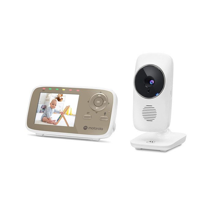 Дитячий монітор Motorola Nursery VM 483 з камерою, інфрачервоним нічним баченням та функцією двостороннього зв'язку