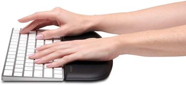 Підставка для зап'ястя Kensington ErgoSoft K52802WW - чорна, для миші та клавіатури, 152x72.9x18 мм