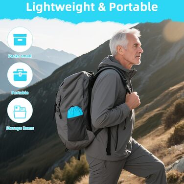 Гамак для відпочинку на природі: міцний, легкий, для кемпінгу, 300 кг, 300x200 см, односпальний/двоспальний, з нейлону, дихаючий, зелений/блакитний