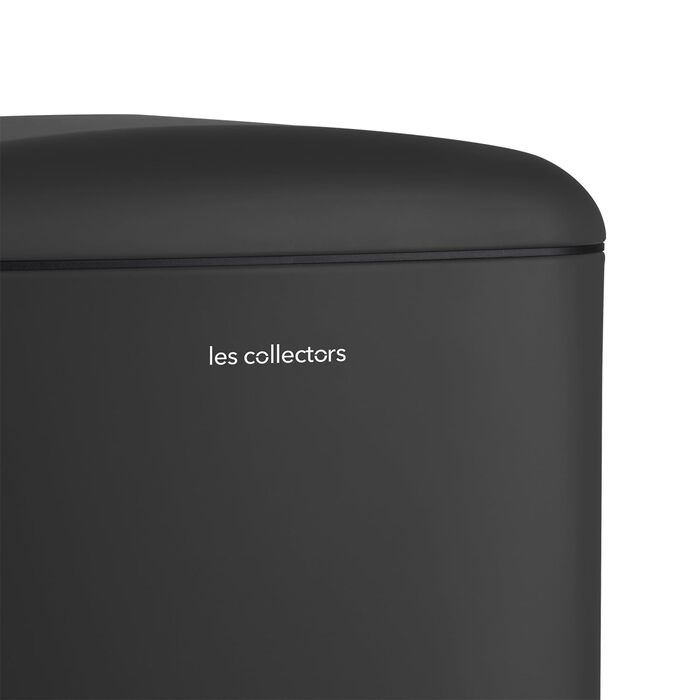 Сміттєвий відро Les Collectors N°501 на педалі з внутрішнім контейнером, нержавіюча сталь, матове покриття, антрацит, 20 л