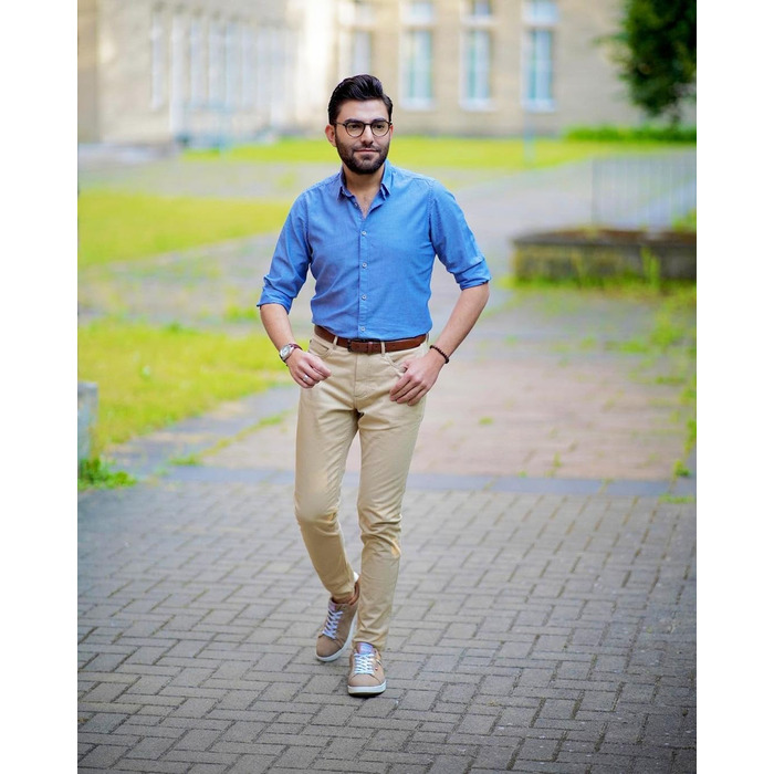 ARRIGO BELLO Кросівки чоловічі бізнес/повсякденні, легкі, для ходьби, бігу, спорту, розмір 41-46 (45 EU, Колір: Коричневий)