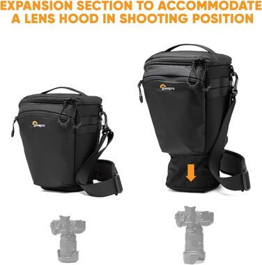 Lowepro ProTactic Toploader - фотосумка для бездзеркальних/DSLR камер, 4.5 л, 37x10.5x14 см