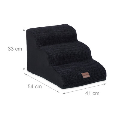 Relaxdays Dog Stairs with 3 Steps