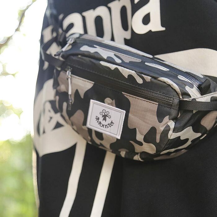 Чоловіча/Жіноча поясна сумка 2L 4Monster, водонепроникна, ультралегка, для туризму, подорожей, спорту, армійного стилю (Хакі)