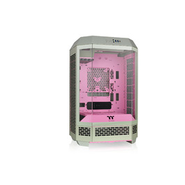 Thermaltake The Tower 300 Bumblebee: Корпус ПК Micro-ATX/mini-ITX з вертикальним дизайном, 3 скляні панелі, 2 вентилятори 140мм, підтримка радіатора 420мм