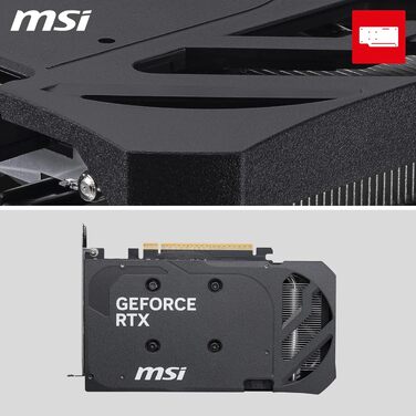 Відеокарта MSI GeForce RTX 5050 8G Shadow 2X OC - 8GB GDDR6, PCIe 5.0, 2602 MHz