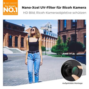 Фільтр UV K&F Concept для Ricoh GR II/III/IV/IIIx/IIIx HDF - захист об'єктива